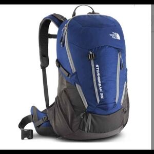 The North Face Blue and Gray Stormbreak 35 Backpack